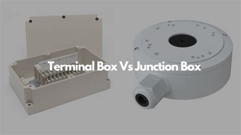 junction box specifications|junction box vs terminal.